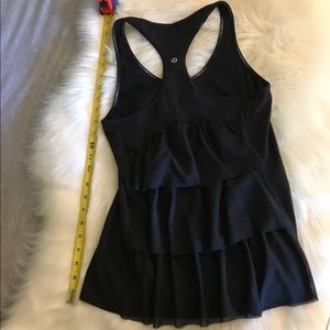 Lululemon razorback tank - ruffle